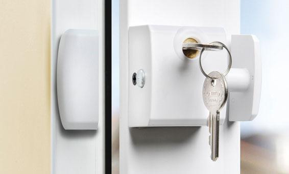 Abus Fenster Zusatzschloss FTS 3003 weiß Bolzenverschluss