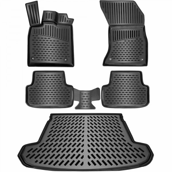 Design Gummimatten & Kofferraumwanne Set für HYUNDAI TUCSON 3 (III) ab 2015