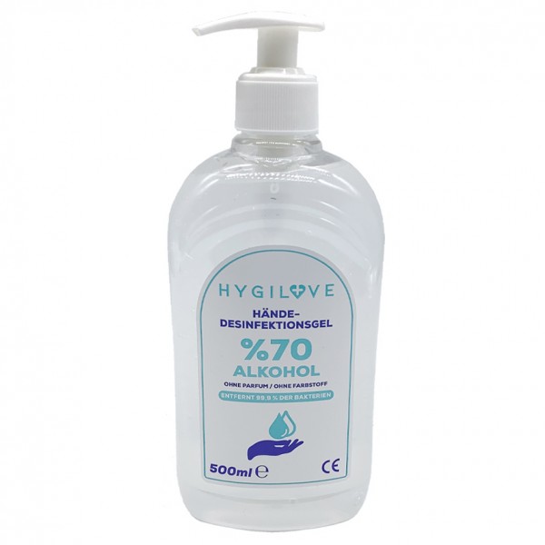 Hygilove Hand Desinfektionsgel - 500ml